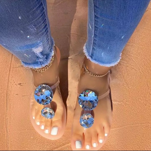 Diamond 💎 jelly sandal 🤩 - Picture 1 of 4